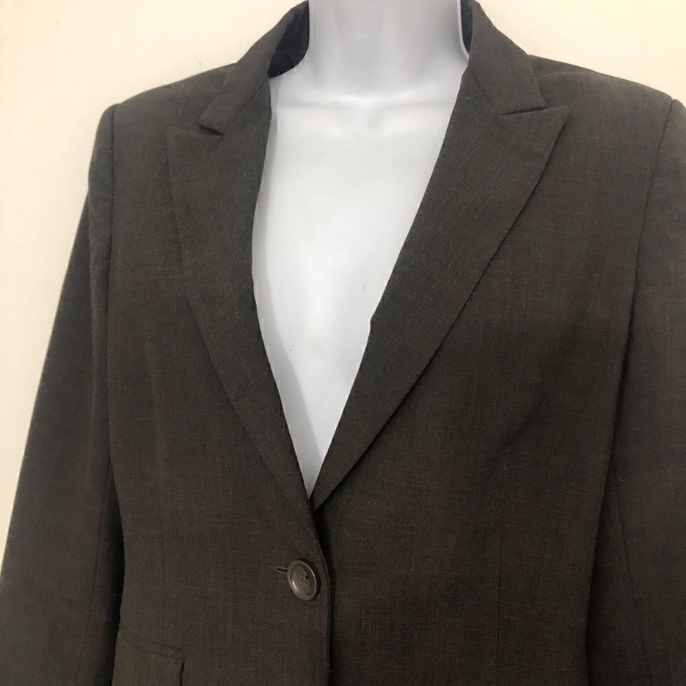 Express Design Studio Size 6 Classy Brown Jacket! - Picture 3 of 6